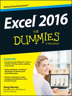 cover image of Excel 2016 For Dummies